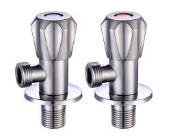 Cút 2 đầu 1 - xoay đóng ngắt (giảm áp) SUS304 - Hàng Cao cấp HVMMA ITALIA